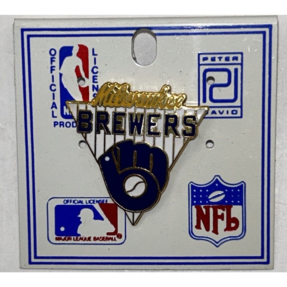 Milwaukee Brewers Baseball MLB Logo Enamel Lapel Pin Vintage Cool